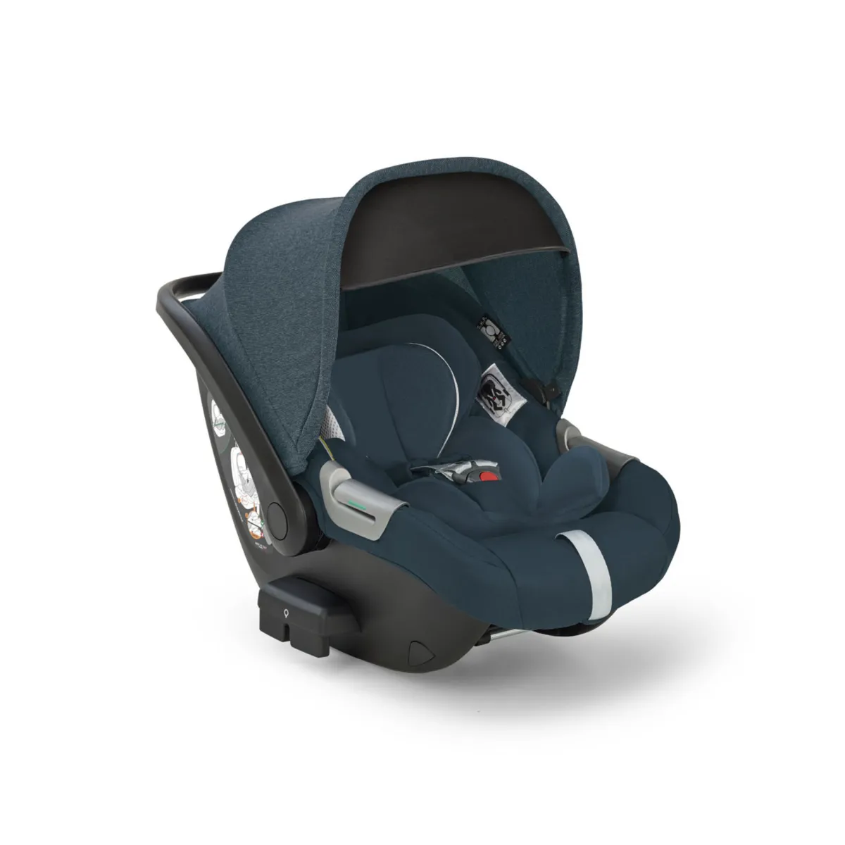 Inglesina Electa system quattro colore hudson blue con telaio silver black e seggiolino darwin infant recline –