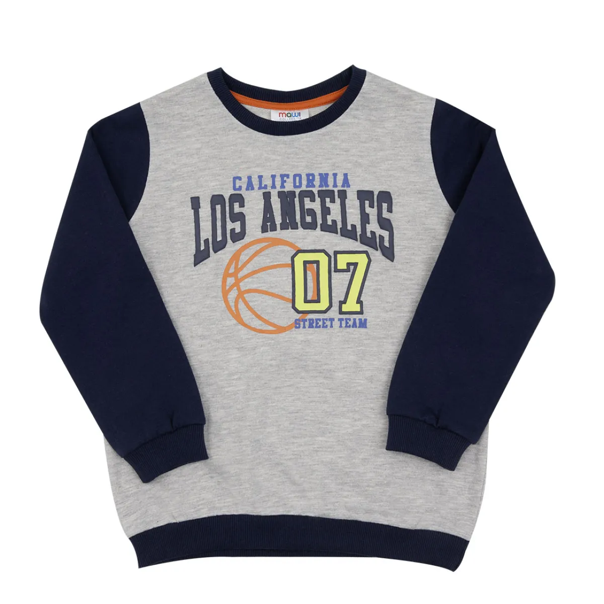 Mawi Felpa bicolor bimbo stampata