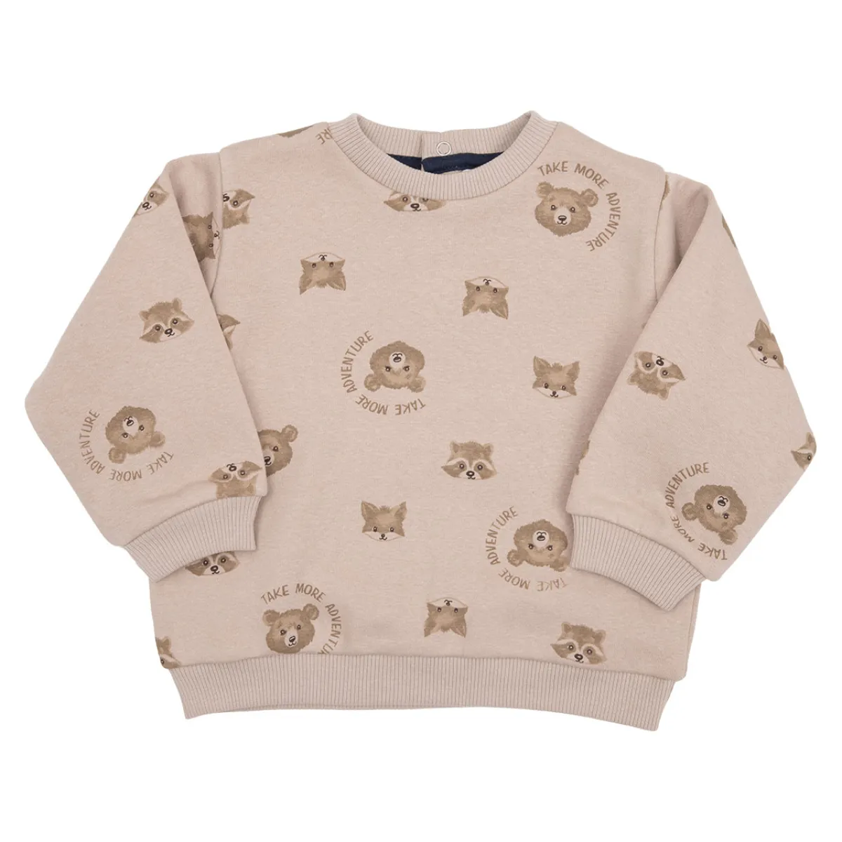 Mawi Felpa bimbo beige orsetti