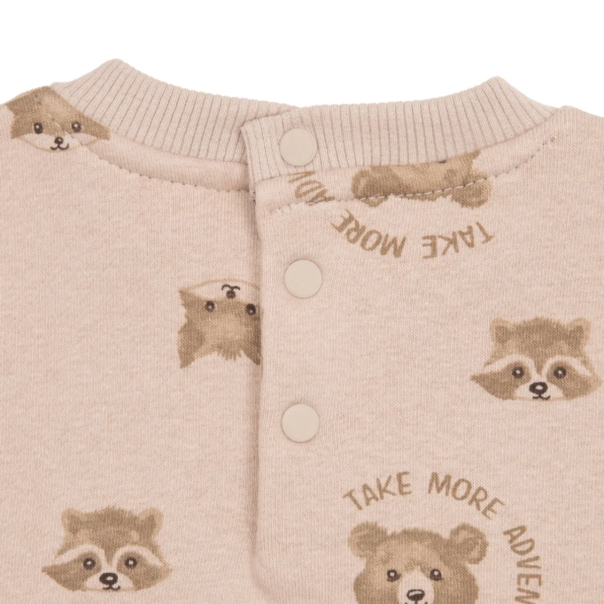 Mawi Felpa bimbo beige orsetti