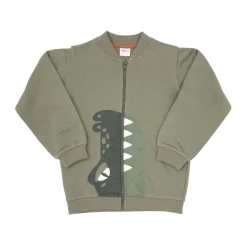 Mawi Felpa con zip bimbo stampata