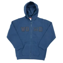 Mawi Felpa con zip e cappuccio bimbo e stampata