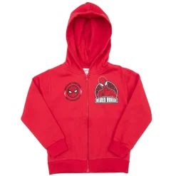 Disney Felpa con zip e cappucio bimbo rossa “sonic”