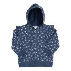 Mawi Felpa zip bimba stampata