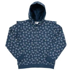 Mawi Felpa zip bimba stampata