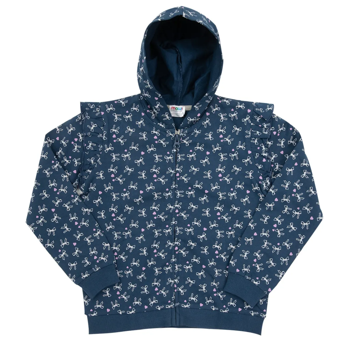 Mawi Felpa zip bimba stampata