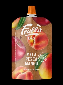 Natura Nuova Bio Frutta frullata bio mela pesca mango 100gr