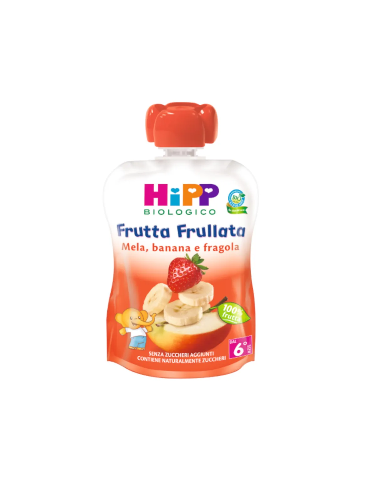 Hipp Frutta frullata mela, banana fragola 90g