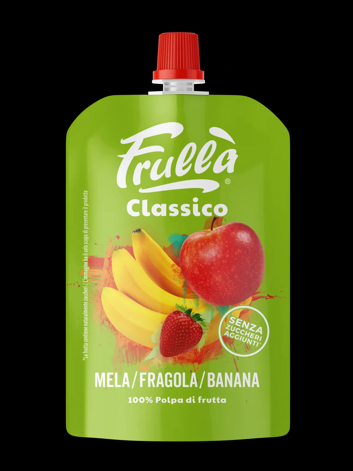 Frullà Frutta frullata mela fragola banana 100gr
