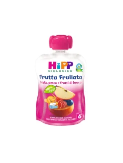 Hipp Frutta frullata mela pesca frutti di bosco 90g