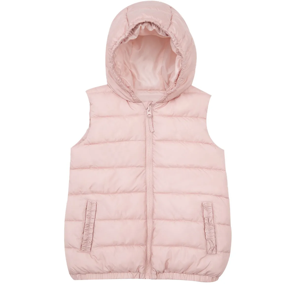 Mawi Gilet imbottito bimba con cappuccio