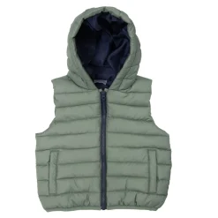 Mawi Gilet imbottito bimbo con cappuccio