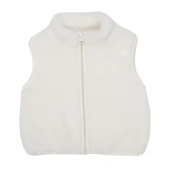 Mawi Gilet morbido bimba panna