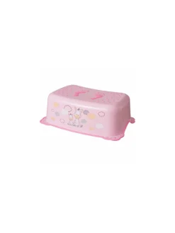 Giordani -pedana bagno basic zebra rosa