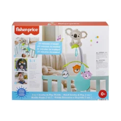 Fisher-price Giostrina 3-in-1 soothe & play : divertimento e relax per il tuo bambino