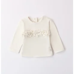 Mignolo Girocollo ml panna con rouches