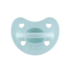 Chicco Gommotto silicone luxe 6-16m 2pz azzurro/grigio –