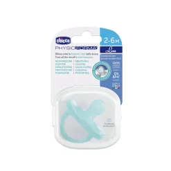 Chicco Gommotto silicone luxe 2-6m 1pz azzurro –