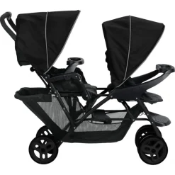 Graco ® passeggino gemellare stadium black grey