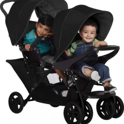 Graco ® passeggino gemellare stadium black grey