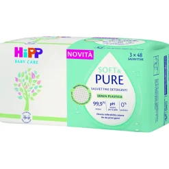 Bambino Hipp Baby care salviettine soft&pure 3×48