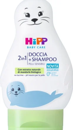 Bambino Hipp baby doccia shampoo foca 200ml
