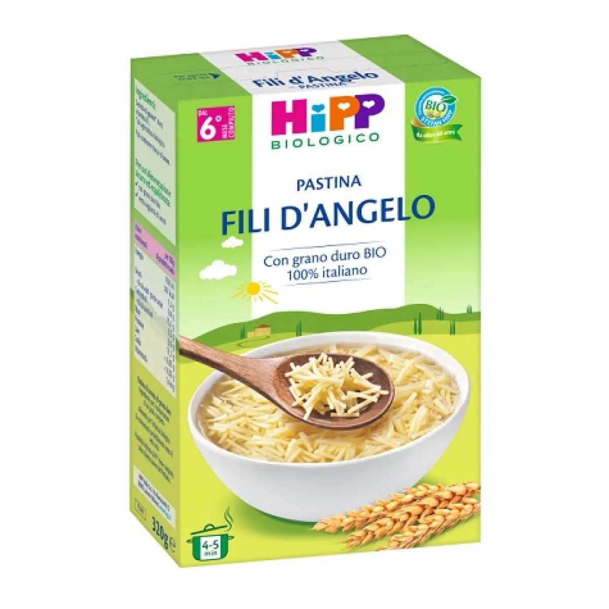 Hipp Biologico -pastine fili d’angelo 320g