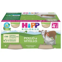 Hipp Baby Hipp omogeneizzato pollo e vitello 4x80g