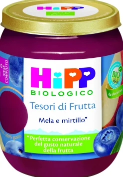 Hipp tesori di frutta mela e mirtillo