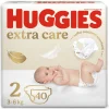 Huggies extra care bebè – pannolini taglia 2 (3-6 kg) – confezione da 40 pz