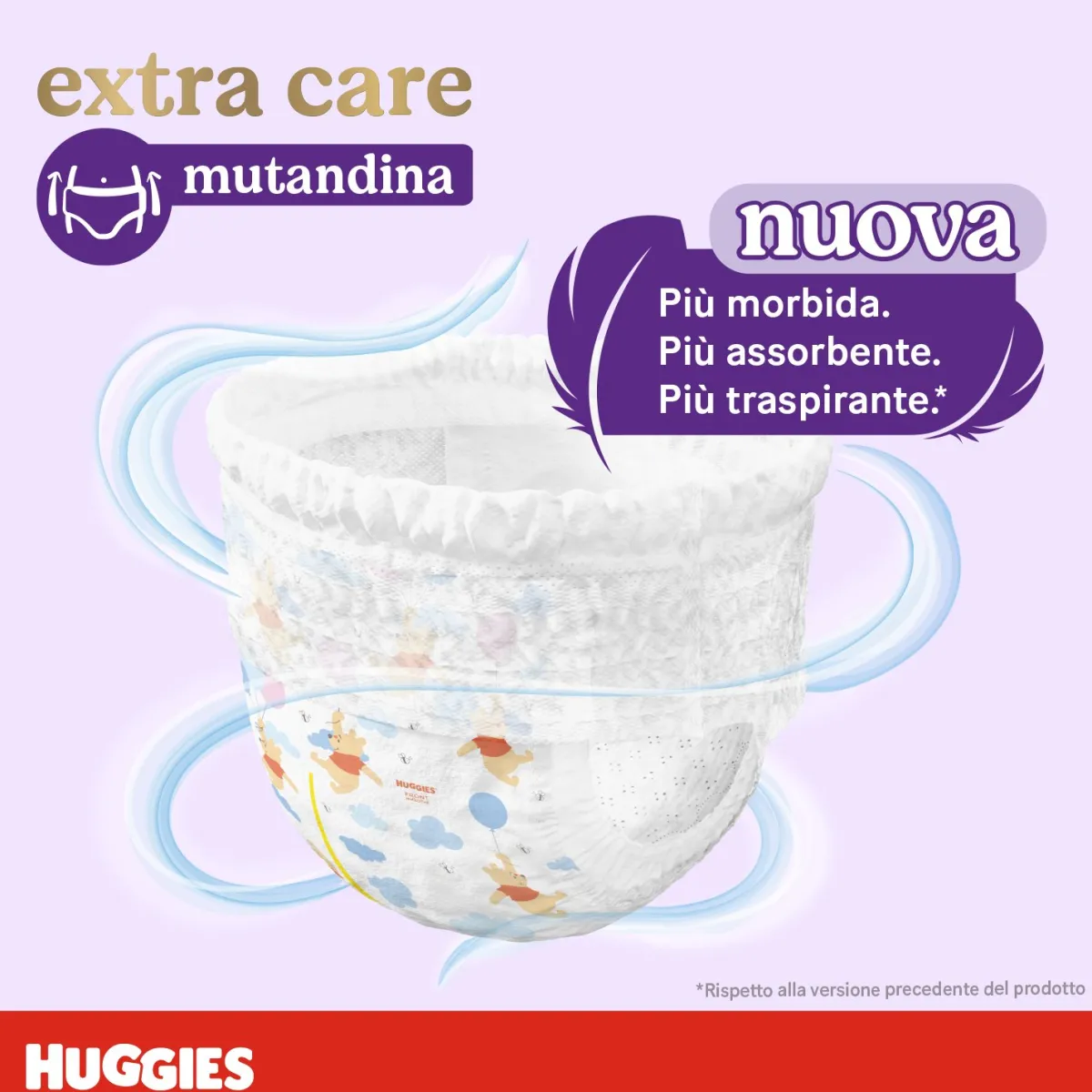 Huggies extra care mutandina unisex mega pack tg.4 80 pezzi