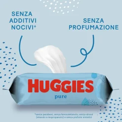 Huggies pure salviette umidificate 12 x 56 pz