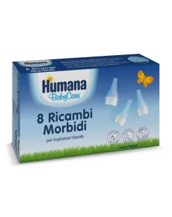 Bambino Humana Baby care 8 ricambi morbidi per aspiratore nasale
