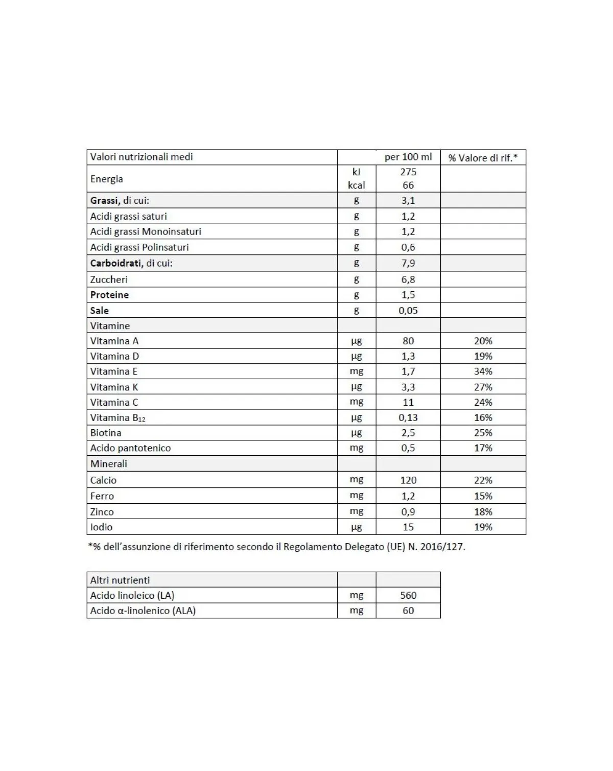 Humana latte 3 liquido 6×470 ml