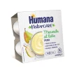 Humana merenda al latte pera 100gx4