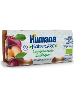 Humana omogeneizzato prugna biologico 2×100 gr