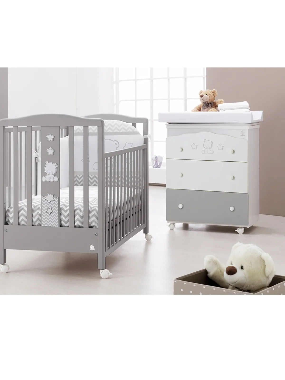 Italbaby - lettino popstar grigio