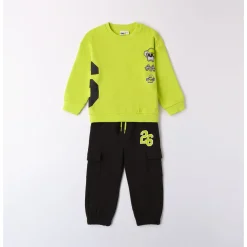 IDO Jogging verde fluo e nero