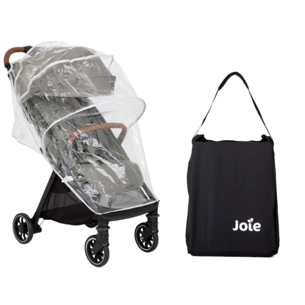 Joie passeggino pact pro colore pebble (inclusi parapioggia adattatori carseat e borsa)