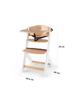 KinderKraft – seggiolone enock bianco