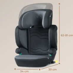 KinderKraft seggiolino auto xpand 2 i-size graphite black 100-150 cm