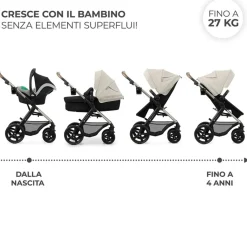 KinderKraft trio moov 2 moonlight grey