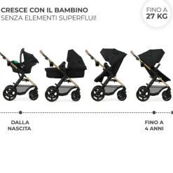 KinderKraft trio moov 2 pure black