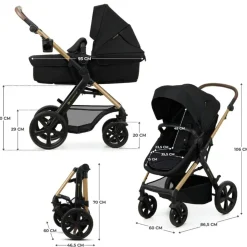 KinderKraft trio moov 2 pure black