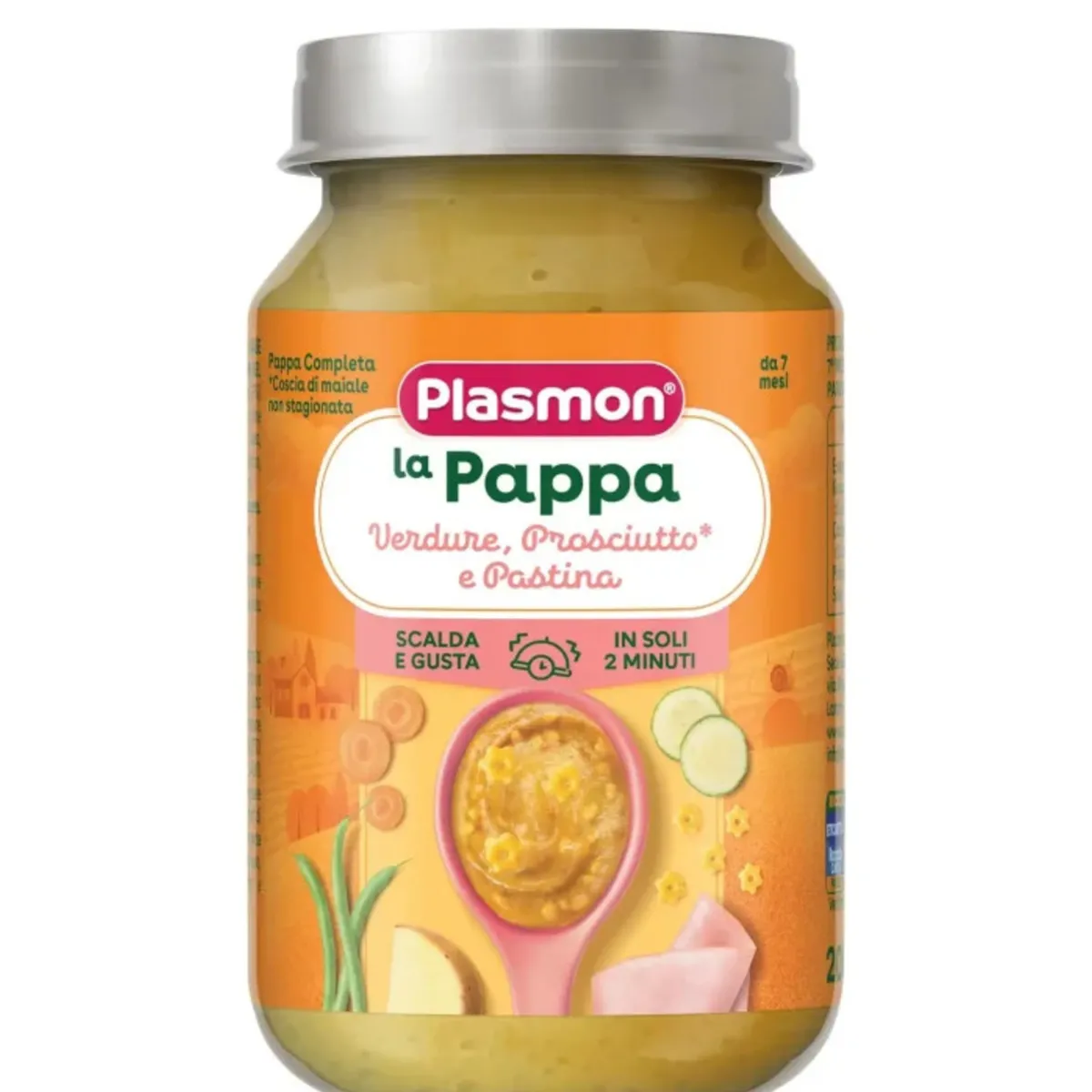 Plasmon La pappa verdure prosciutto e pastina 200g –