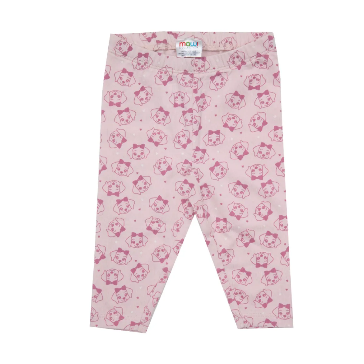Mawi Legging bimba rosa stampato