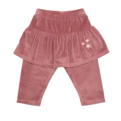 Mawi Legging ciniglia bimba con balze