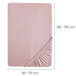 ROBA GMBH Lenzuolo con angoli 70×140 pink – roba
