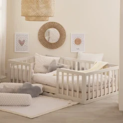 ROBA GMBH Lettino montessori 70×140 naturale sbiancato – roba