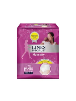 Lines specialist mutandine assorbenti post parto misura large – 10 pz